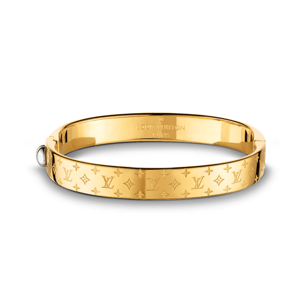 18K Louis Vuitton Nanogram Cuff Bracelet