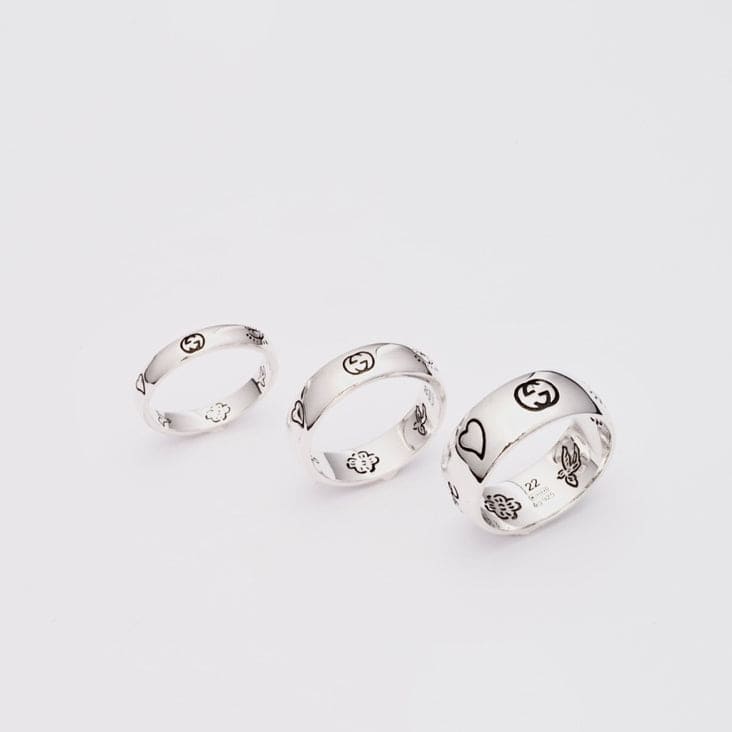 Double Gucci Blind For Love Ring