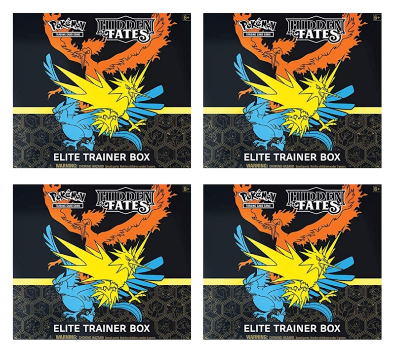 Pokémon TCG Hidden Fates Elite Trainer Box 4x Lot
