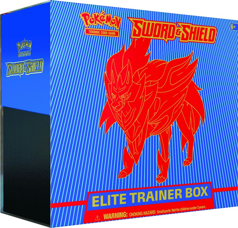 2020 Pokemon TCG Sword & Shield Elite Trainer Box Zamazenta