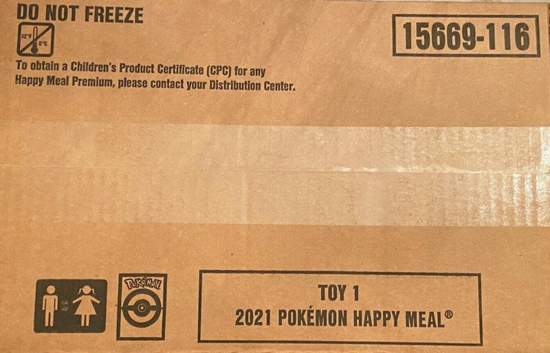 2021 Pokémon TCG McDonald's Happy Meal 25th Anniversary Sealed Case of 150 (Assorted) (English)