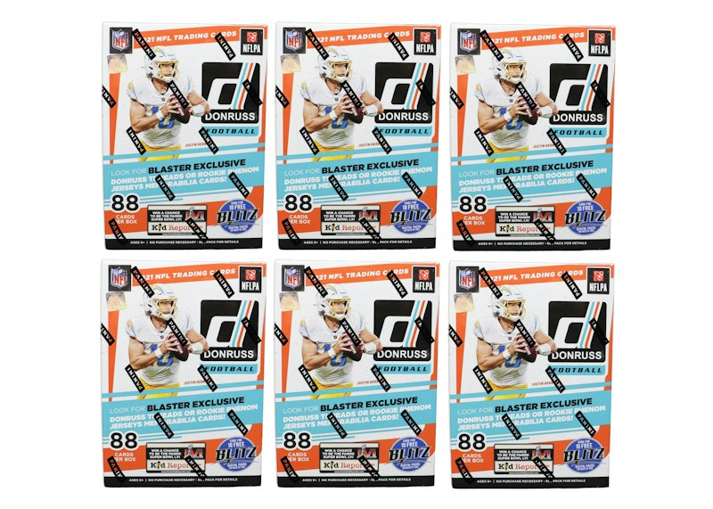 2021 Panini Donruss Football Blaster Box (Holo Parallel) 6x Lot