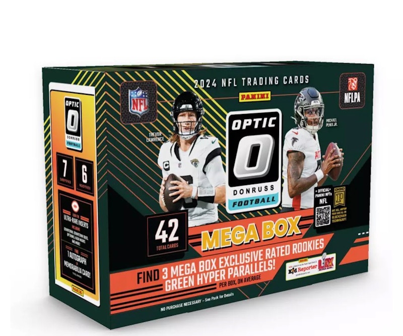2024 Panini Optic Donruss NFL Football Mega Box (Green Hyper Parallel)