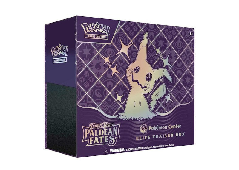2024 Pokémon Scarlet & Violet Paldean Fates Pokemon Center Elite Trainer Box