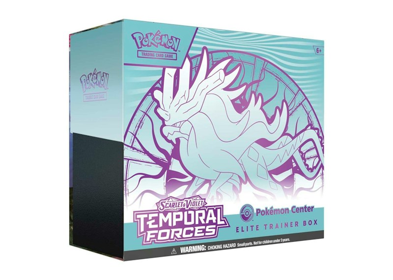 2024 Pokémon Scarlet & Violet Temporal Forces (Walking Wake) Pokemon Center Elite Trainer Box