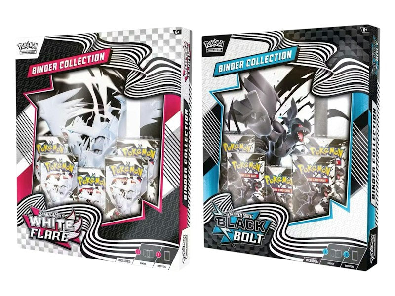 2025 Pokémon Scarlet & Violet Black Bolt & White Flare Binder Collection