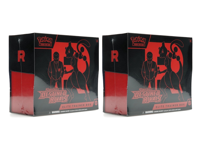 2025 Pokémon Scarlet & Violet Destined Rivals Elite Trainer Box 2x Lot