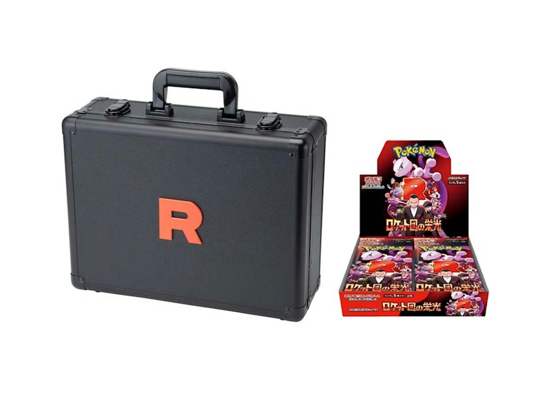 2025 Pokémon Scarlet & Violet Glory of the Rocket Team Attache Case Set (With Booster Box)