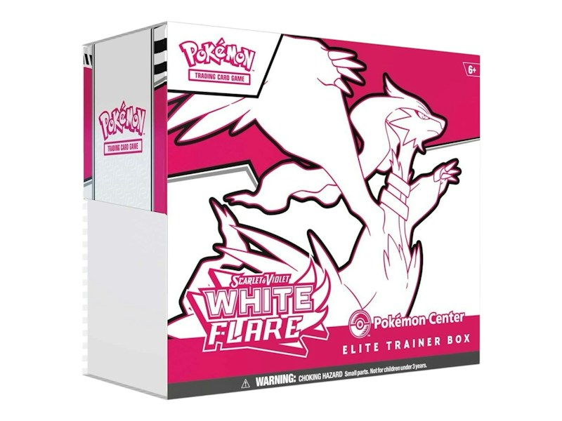 2025 Pokémon Scarlet & Violet White Flare Pokemon Center Elite Trainer Box