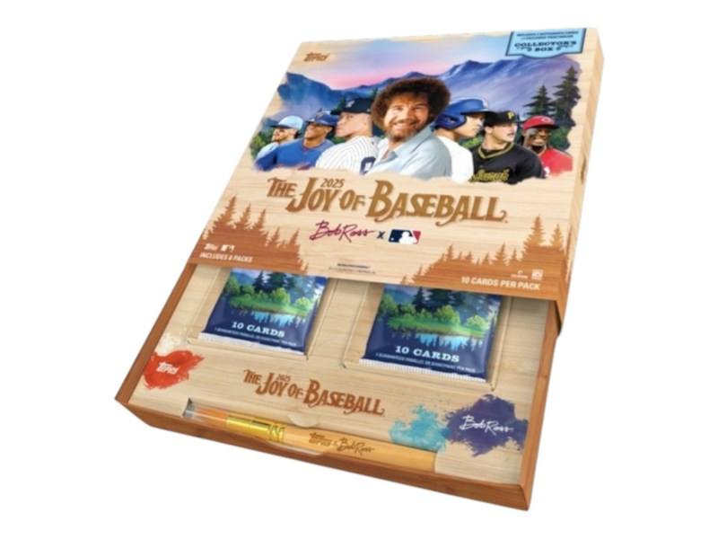 2025 Topps x Bob Ross The Joy of Baseball Collectors Box