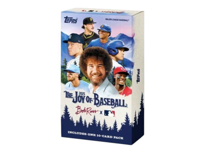2025 Topps x Bob Ross The Joy of Baseball Happy Little Box