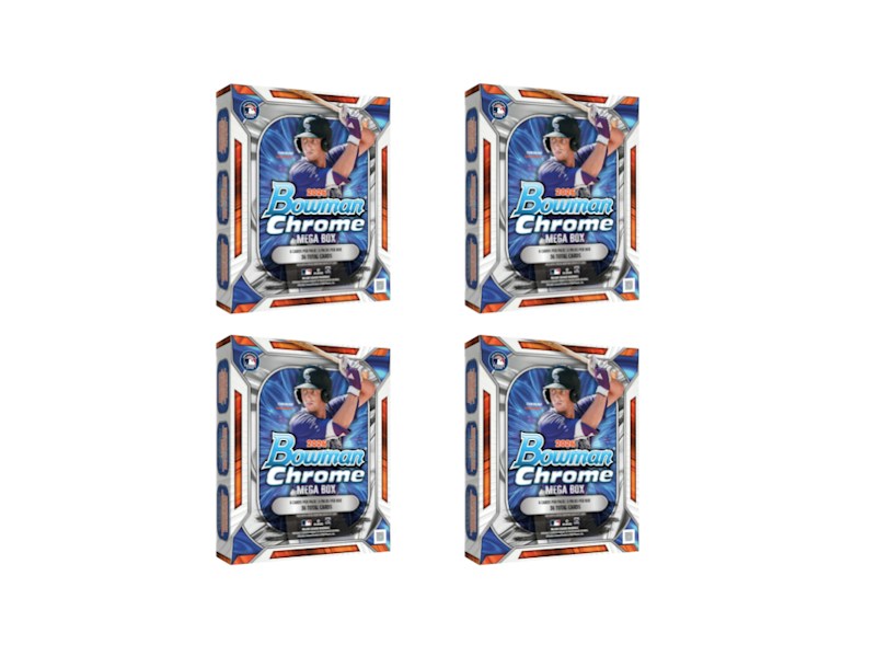 2026 Bowman Chrome Baseball Mega Box 4x Lot