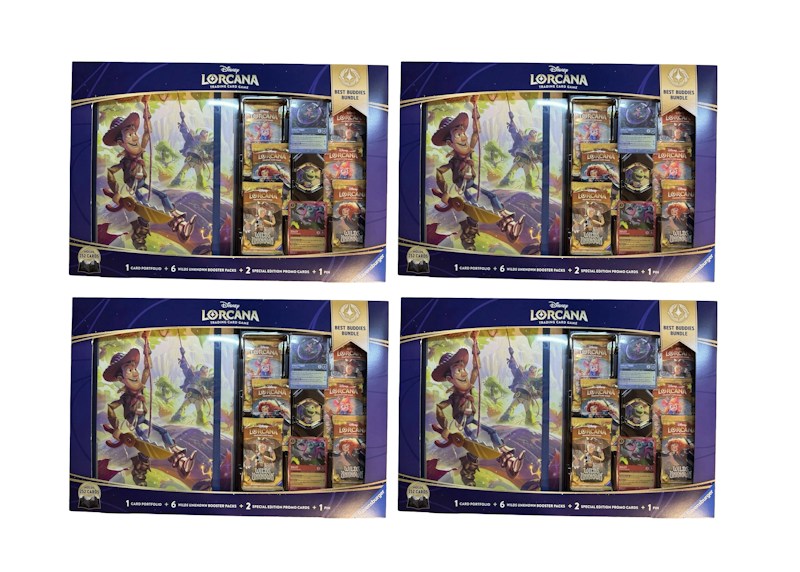 2026 Disney Lorcana Best Buddies Bundle (Costco Exclusive) 4x Lot