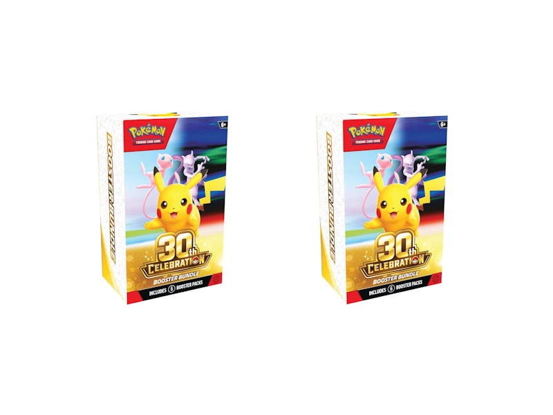2026 Pokémon Mega Evolution 30th Celebration Booster Bundle 2x Lot
