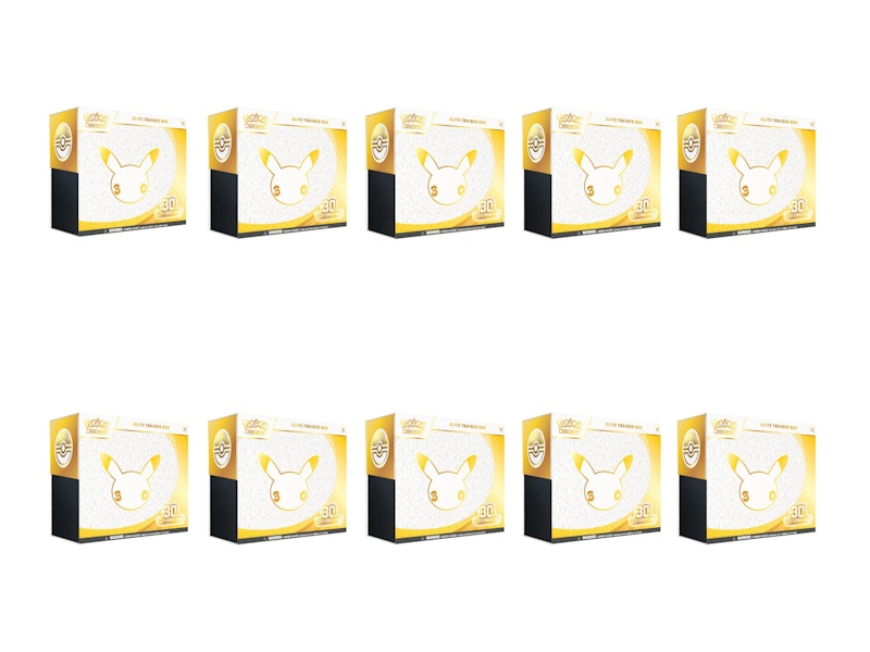 2026 Pokémon Mega Evolution 30th Celebration Elite Trainer Box 10x Lot