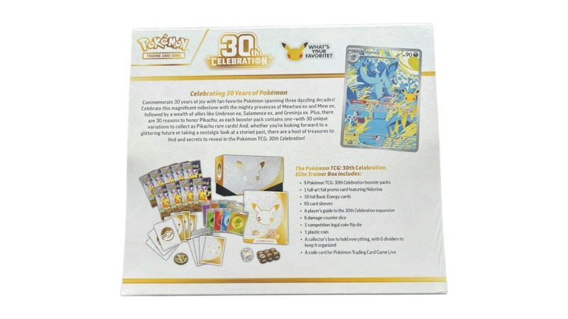 2026 Pokémon Mega Evolution 30th Celebration Elite Trainer Box 4x Lot