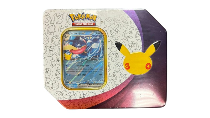 2026 Pokémon Mega Evolution 30th Celebration Greninja Tin
