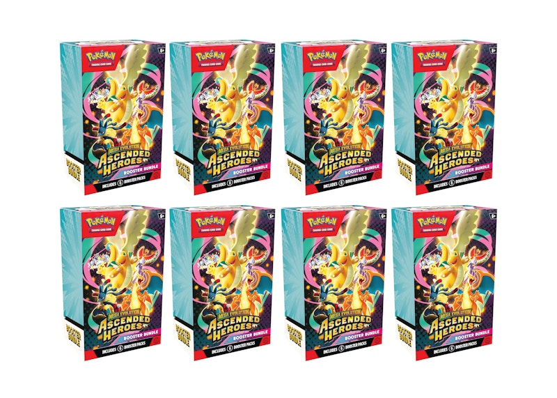 2026 Pokémon Mega Evolution Ascended Heroes Booster Bundle 8x Lot