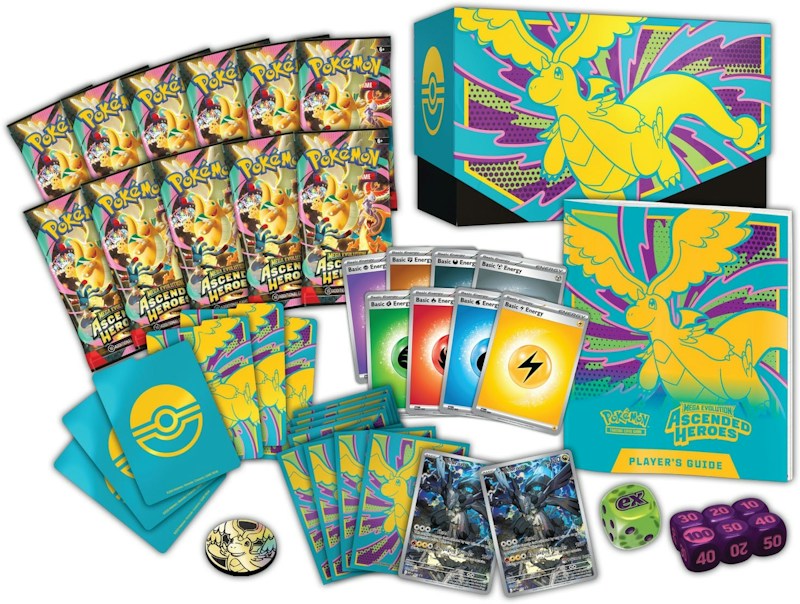 2026 Pokémon Mega Evolution Ascended Heroes Pokemon Center Elite Trainer Box