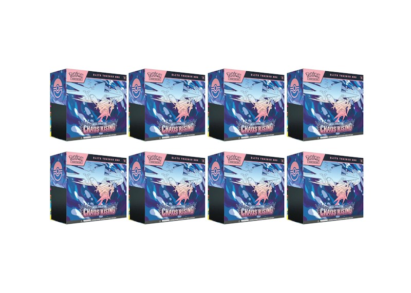 2026 Pokémon Mega Evolution Chaos Rising Elite Trainer Box 8x Lot