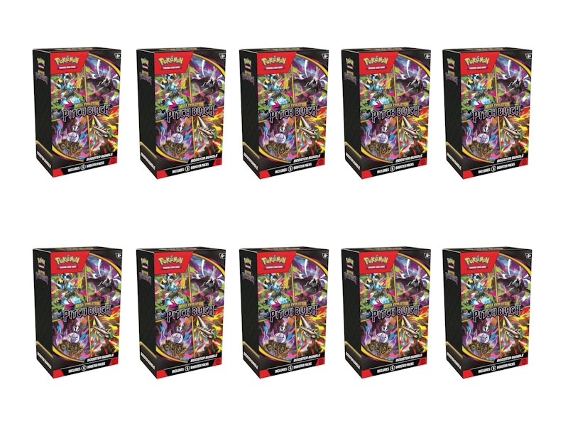 2026 Pokémon Mega Evolution Pitch Black Booster Bundle 10x Lot