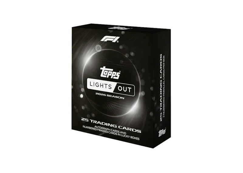 2026 Topps Formula 1 Lights Out Hobby Box