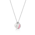 Pink Double Heart Necklaces