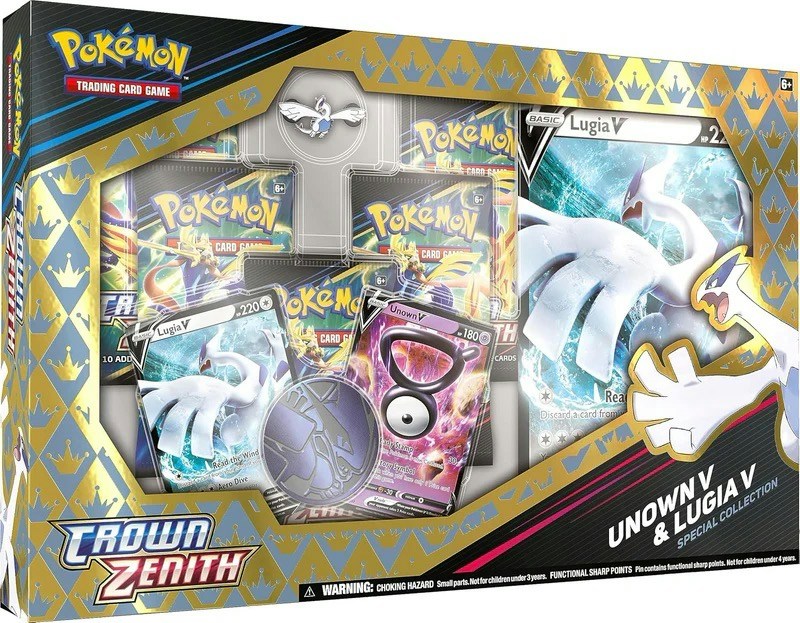 Pokèmon Crown Zenith Special Unown & Lugia Collection Box