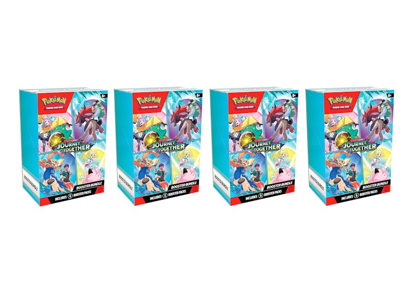 Pokémon Scarlet Violet Journey Together Booster Bundle 4x Lot