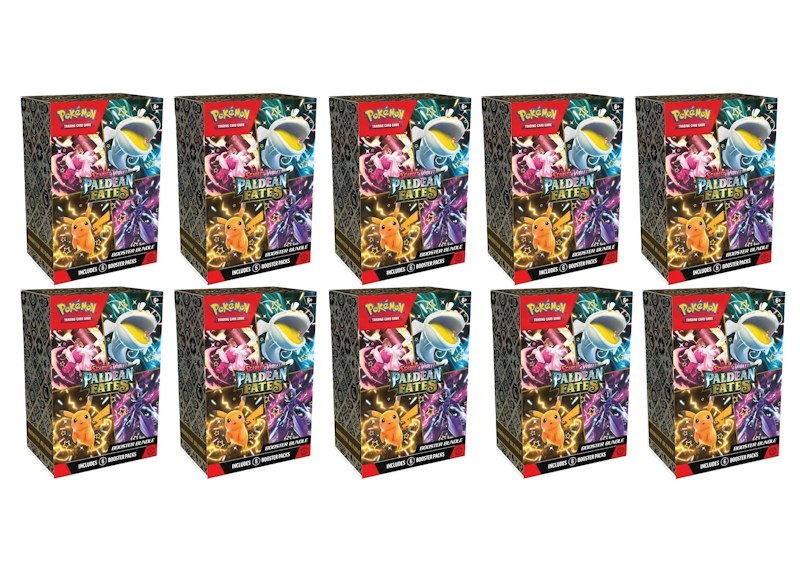 Pokémon Scarlet & Violet Paldean Fates Booster Bundle 10x Lot
