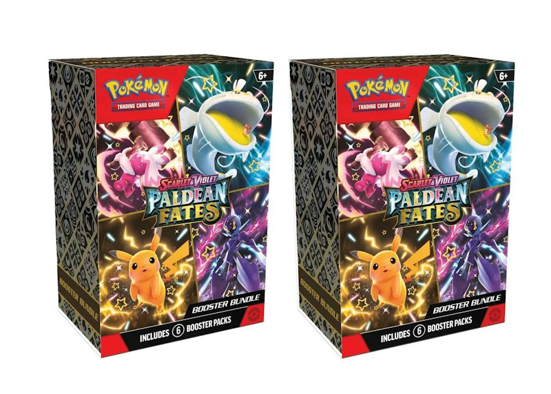 Pokémon Scarlet & Violet Paldean Fates Booster Bundle 2x Lot