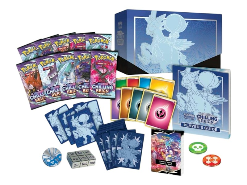 Pokémon TCG Sword & Shield Chilling Reign (Pokémon Center Exclusive) Elite Trainer Box (Ice Rider Calyrex)