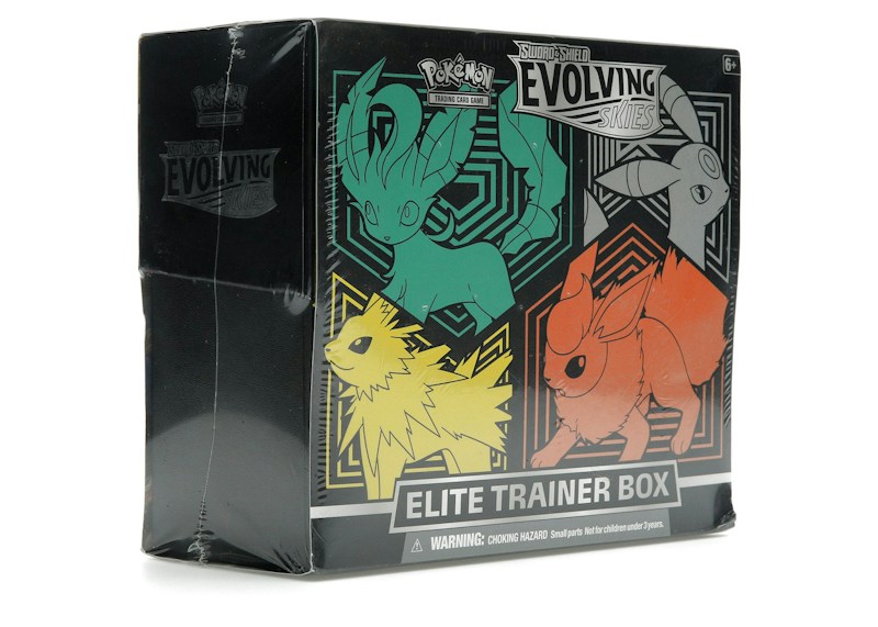 Pokémon TCG Sword & Shield Evolving Skies Elite Trainer Box (Flareon/Jolteon/Umbreon/Leafeon)