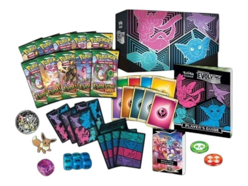 Pokémon TCG Sword & Shield Evolving Skies Pokémon Center Elite Trainer Box (Glaceon/Vaporeon/Sylveon/Espeon)