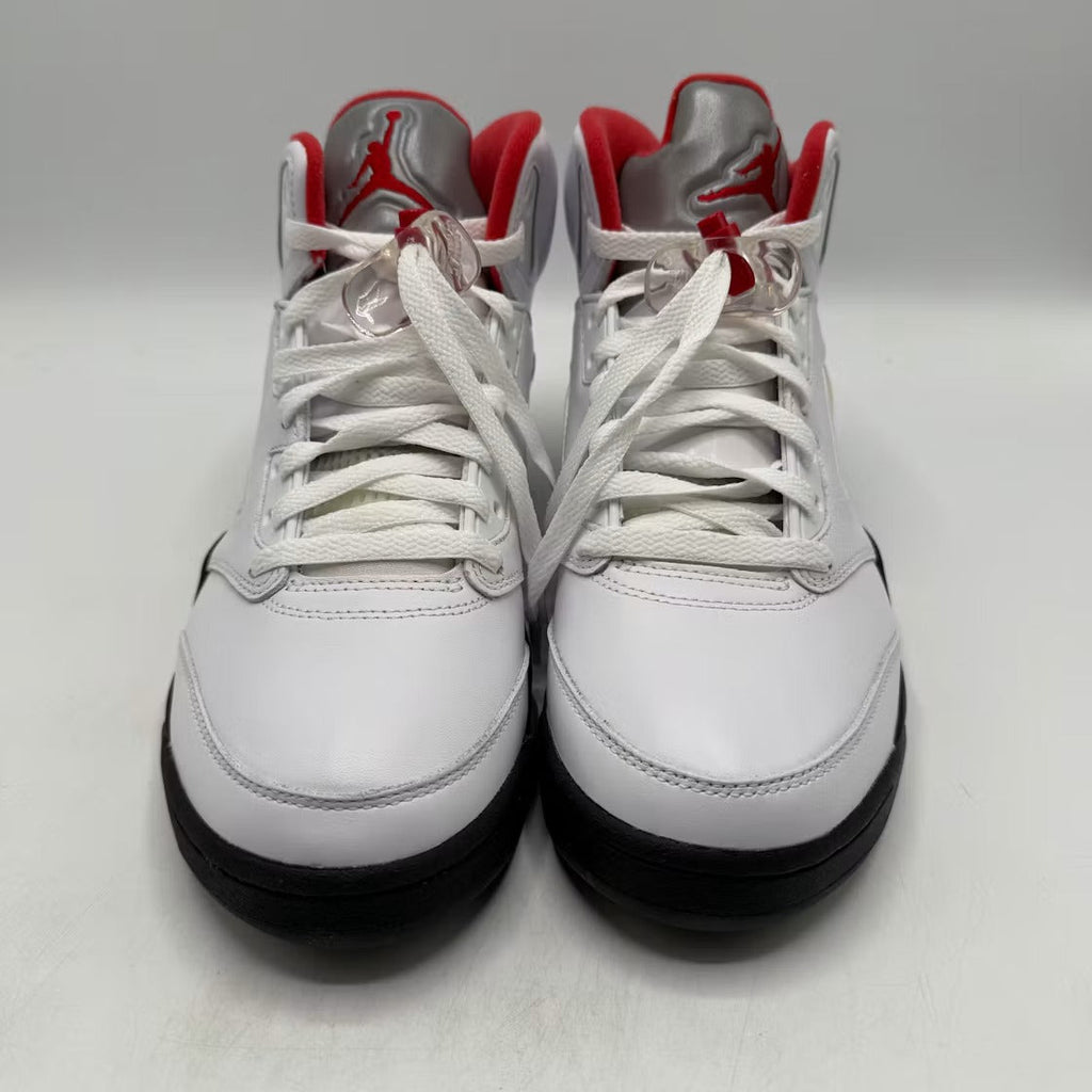 Used - Air Jordan 5 Retro Fire Red Silver Tongue (2020) - US M 8.5 - detail 1