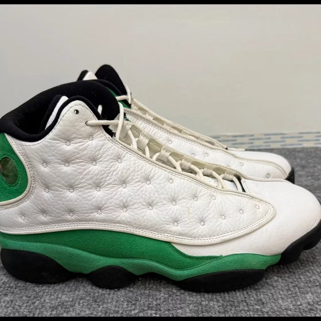 Used - Air Jordan 13 Retro White Lucky Green - US M 12 - detail 1