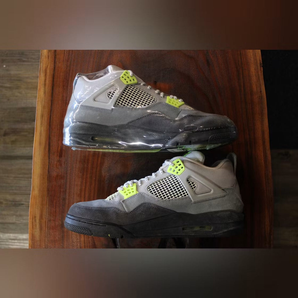 Used - Air Jordan 4 Retro SE 95 Neon - US M 13 - detail 3