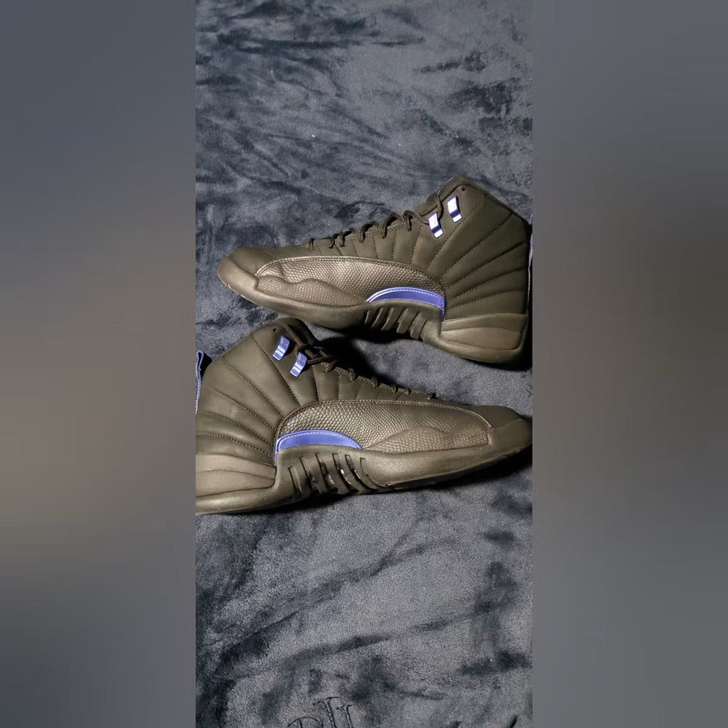 Used - Air Jordan 12 Retro Black Dark Concord - US M 11 - detail 3