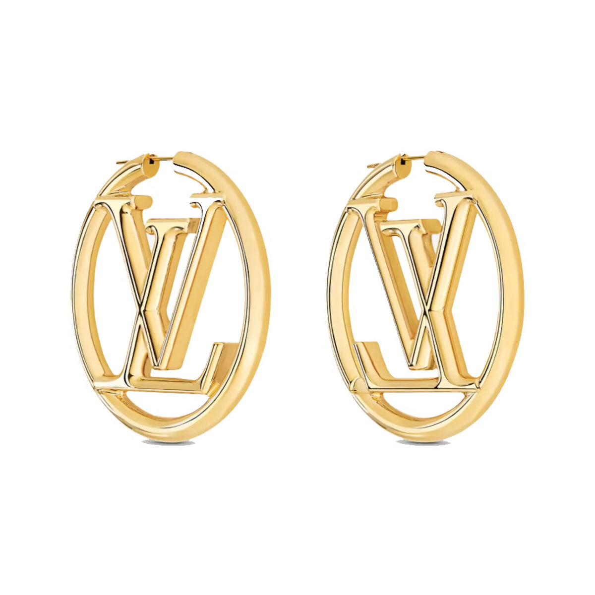 18K Louis Vuitton Louise Hoop Earrings