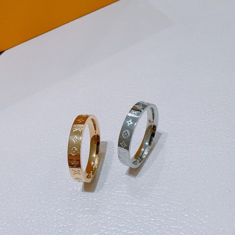 18K Louis Vuitton Instinct Set of Two Gold Rings
