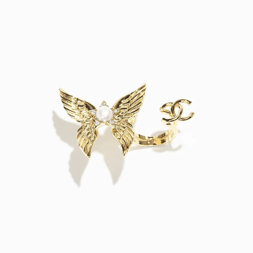 18K  Chanel Butterfly Open Ring