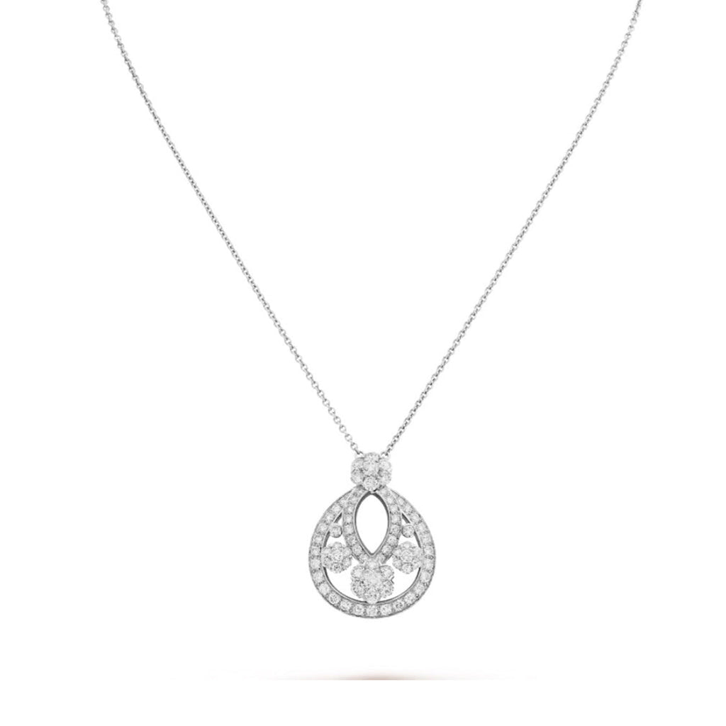 18K Snowflake Necklace
