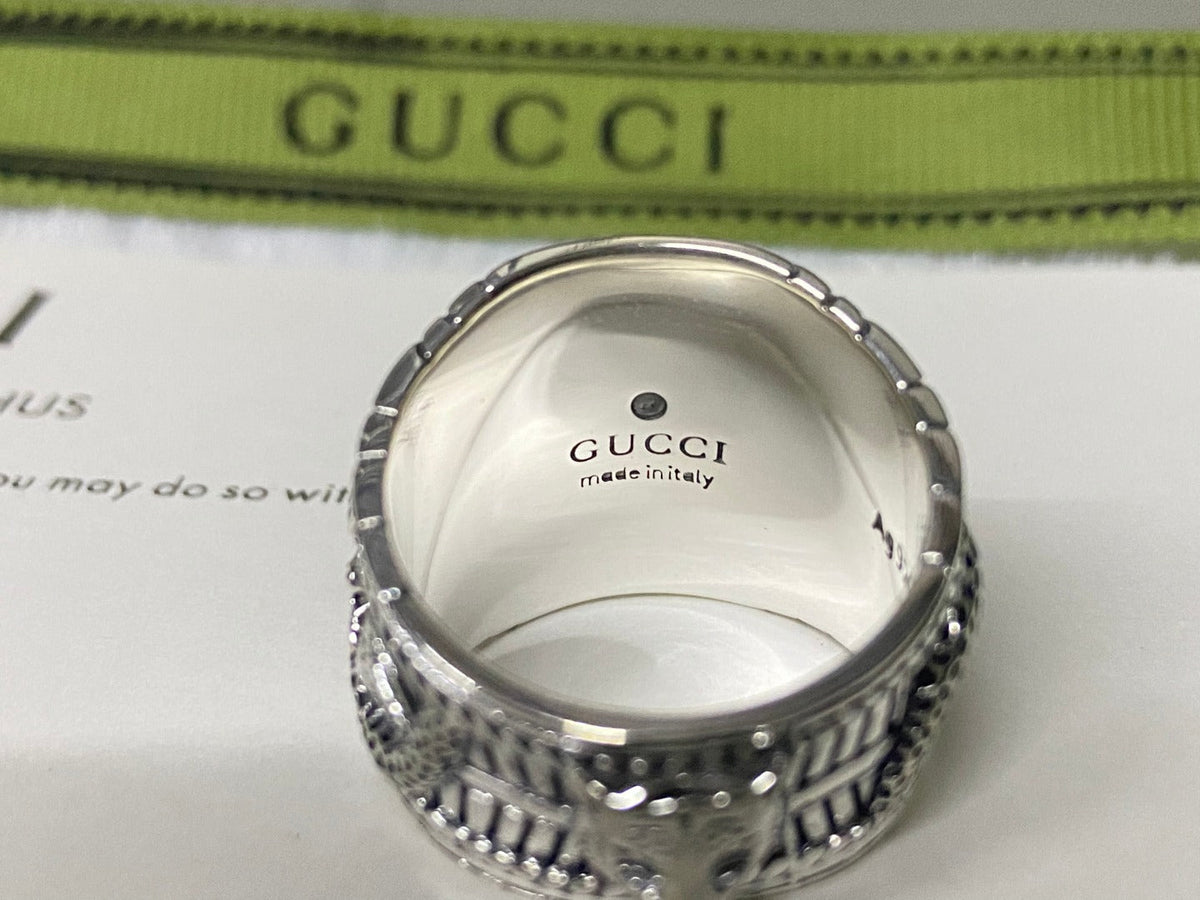 Double Gucci Garden Snake Interlocking Gucci Ring