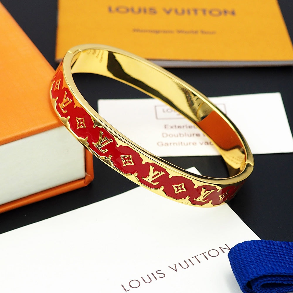 18K Louis Vuitton Color Monogram Bracelet