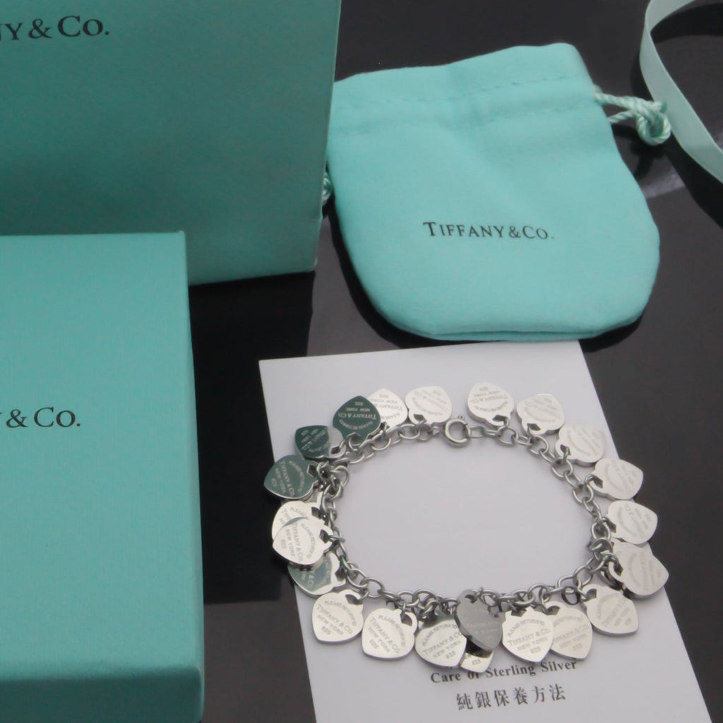 18K Tiffany Heart Tag Bracelet