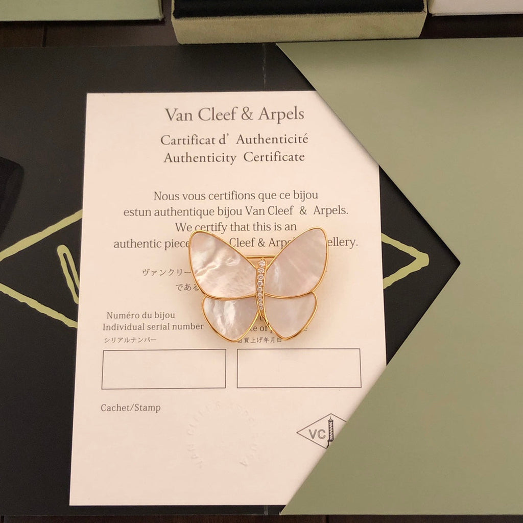 18K Butterfly Brooch