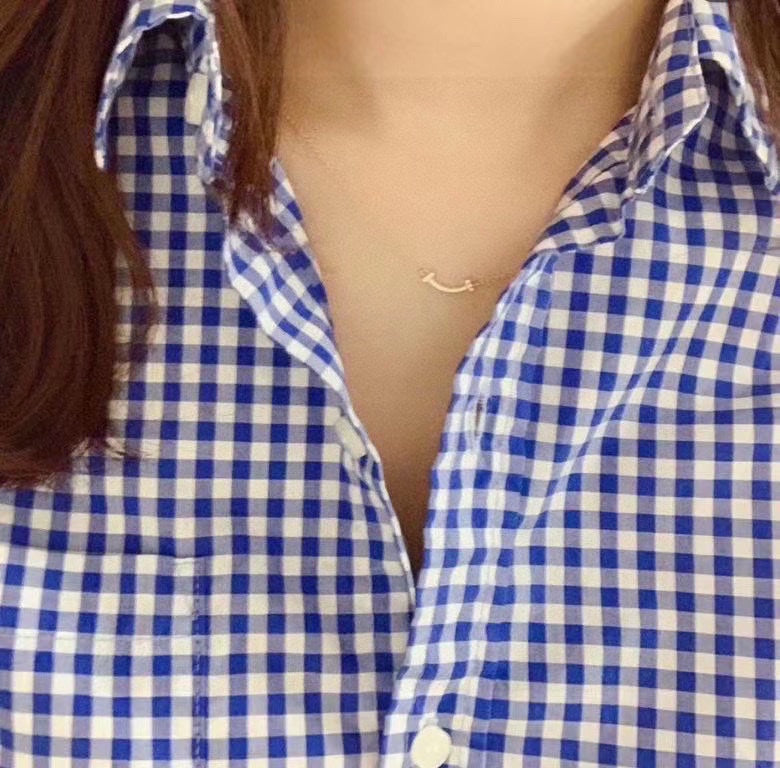 18K Tiffany Small Diamond Pendant Necklace