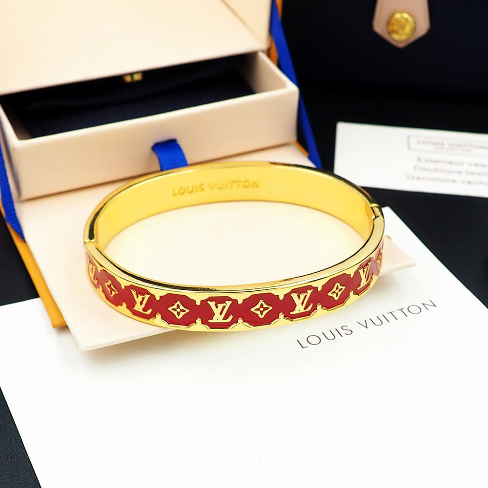 18K Louis Vuitton Color Monogram Bracelet