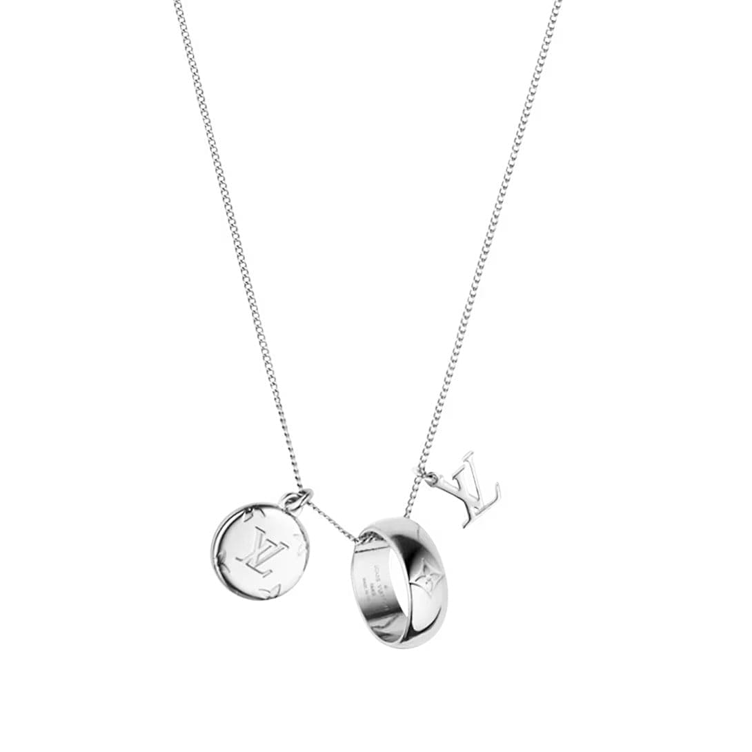 18K Louis Vuitton Monogram Charms Necklace